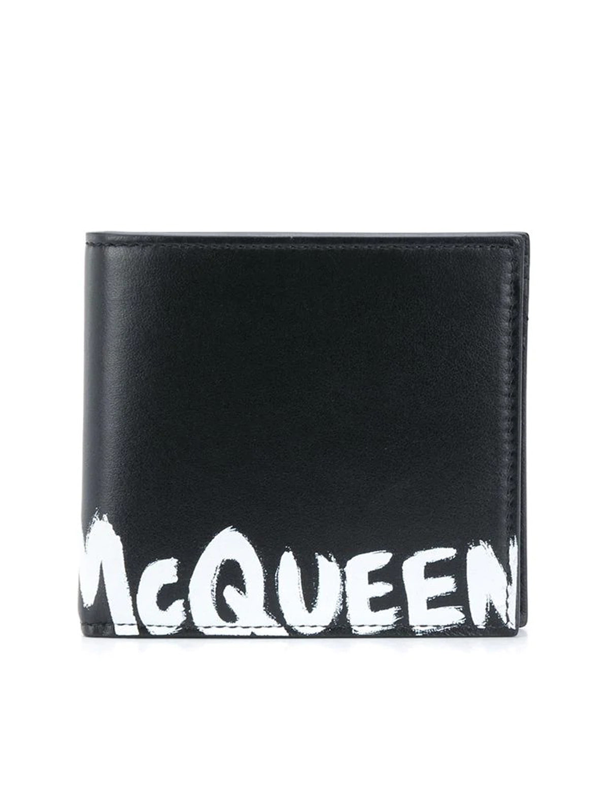 McQueen graffiti print wallet