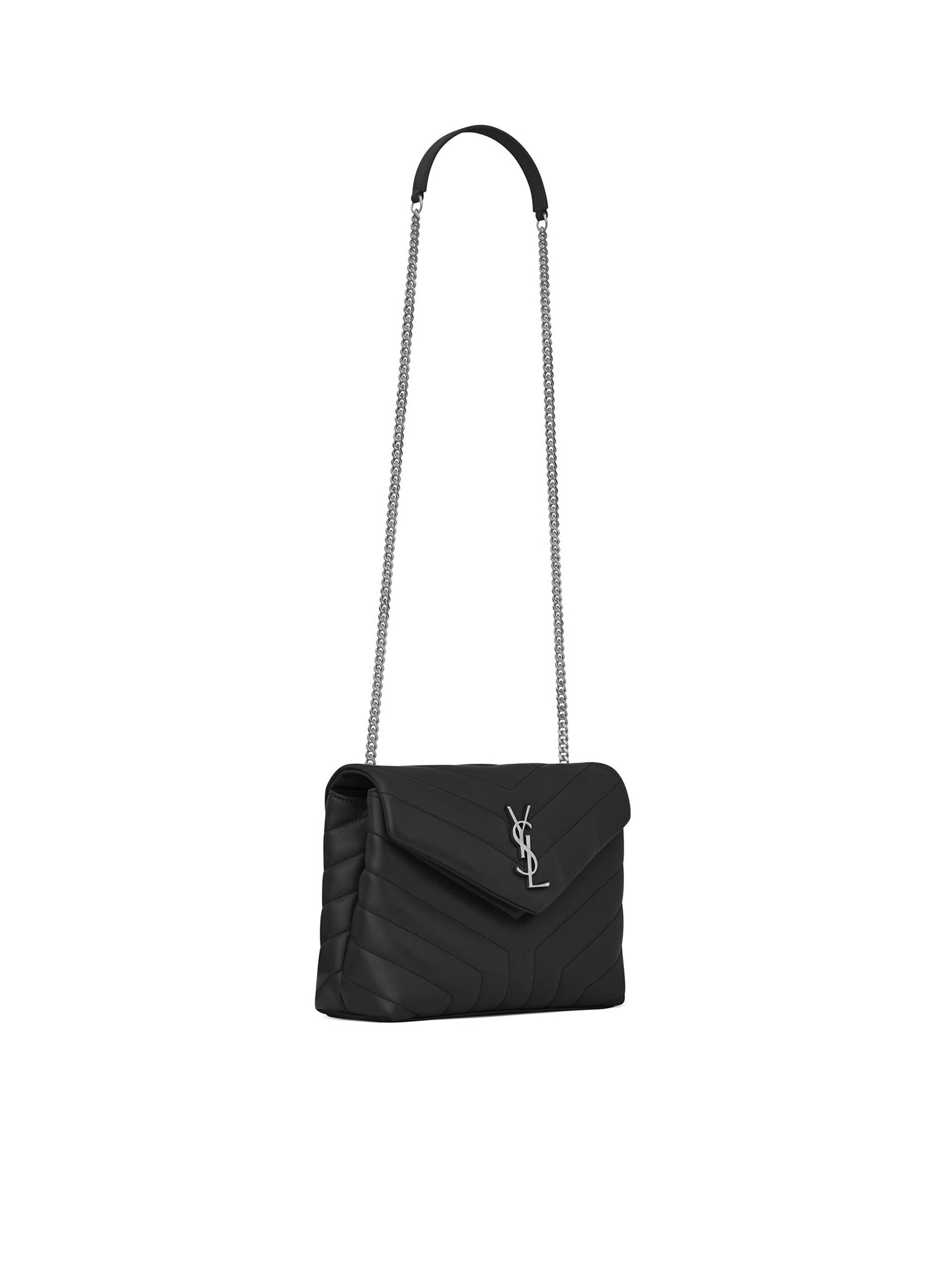 LOULOU SMALL BAG IN QUILTED "Y" LEATHER