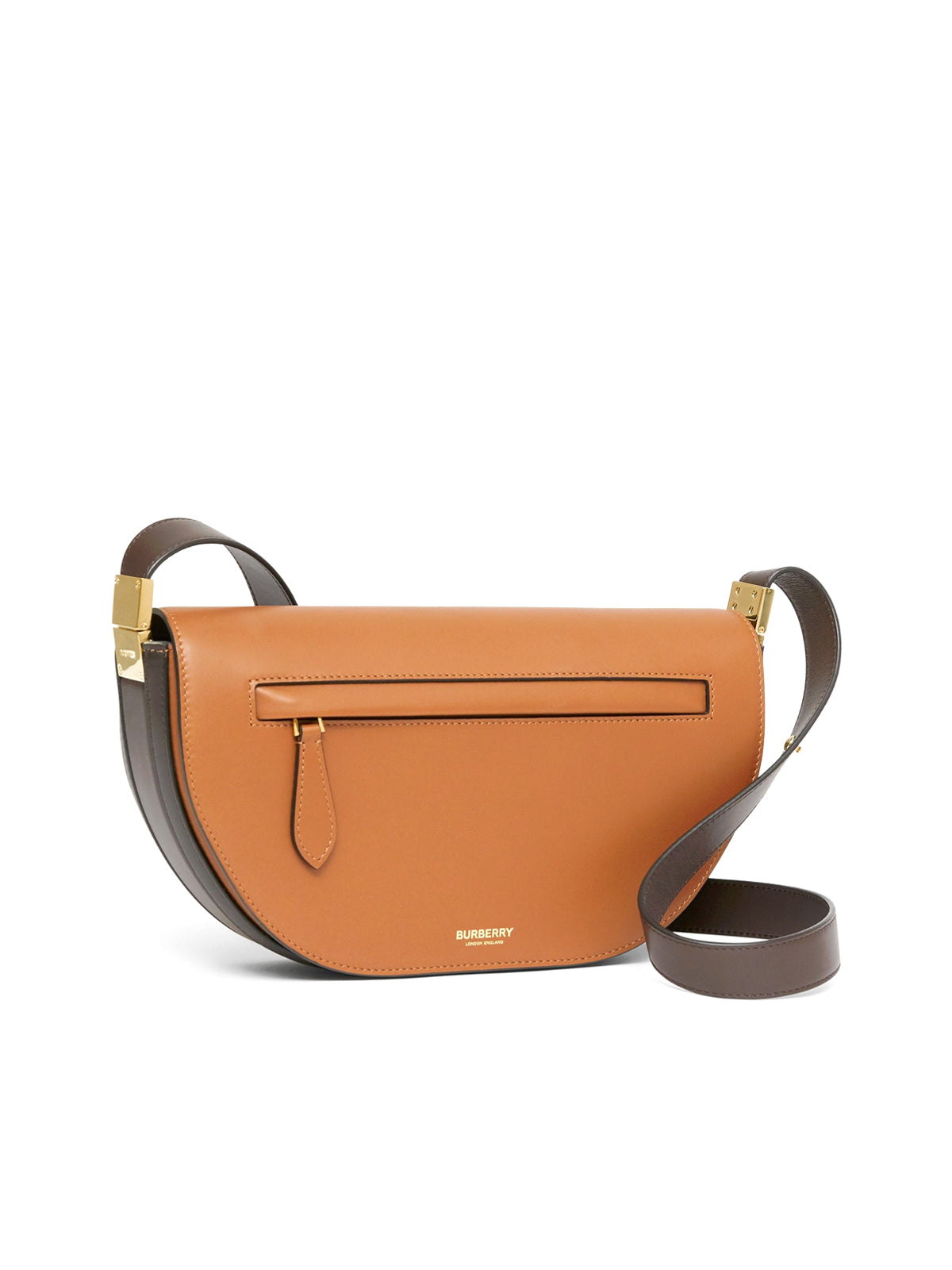 Small Olympia bag in two-tone leather