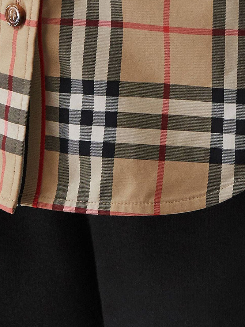 Lapwing Burberry shirt in cotton with vintage check pattern