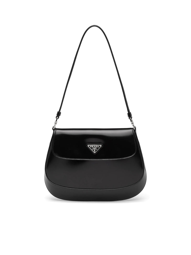 Shop Prada Cleo Brushed Leather Mini Bag