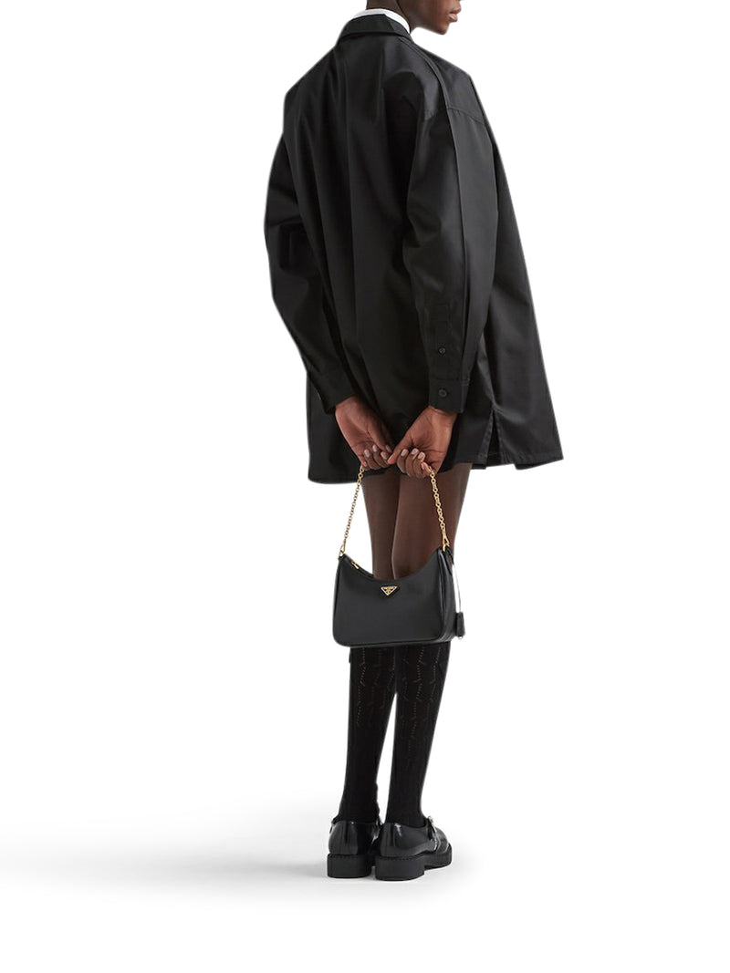 Black Prada Re-edition 2005 Saffiano Leather Bag