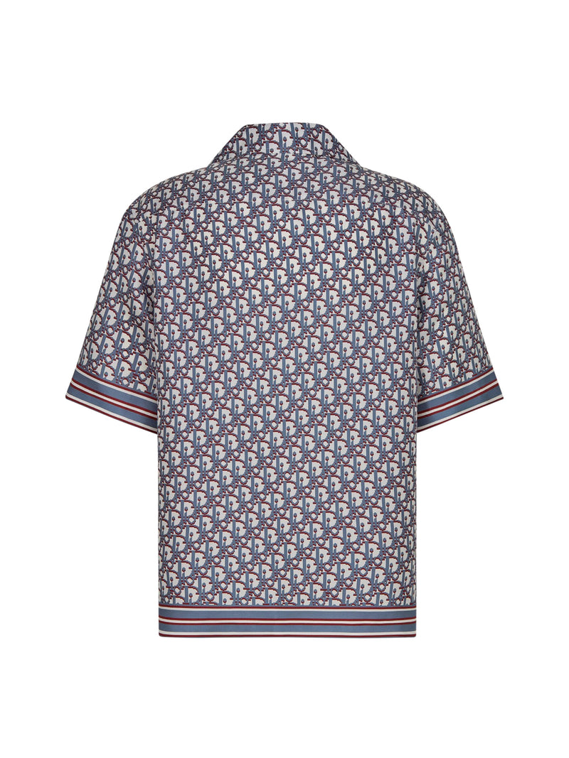 DIOR OBLIQUE PIXEL HAWAIIAN SHIRT
