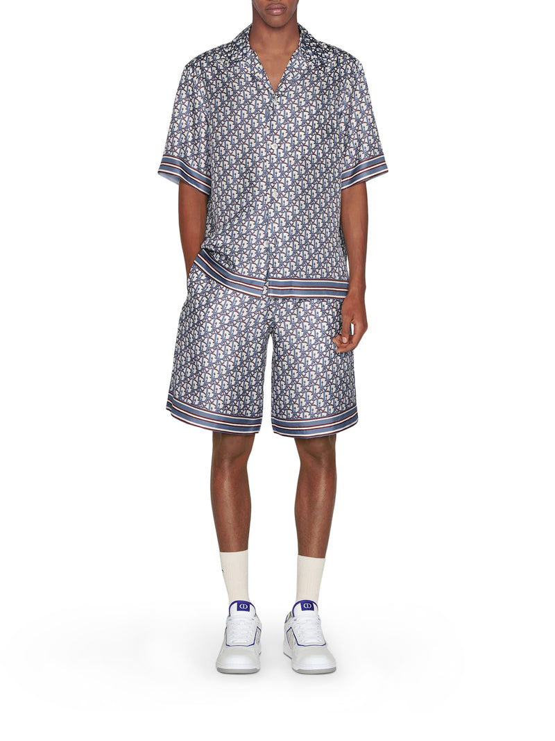 DIOR OBLIQUE PIXEL HAWAIIAN SHIRT