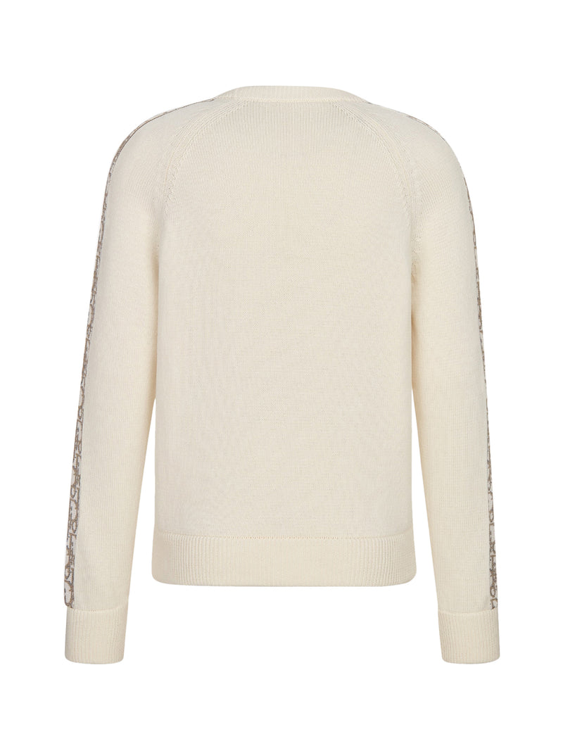 SWEATER WITH OBLIQUE DIOR INSERTS