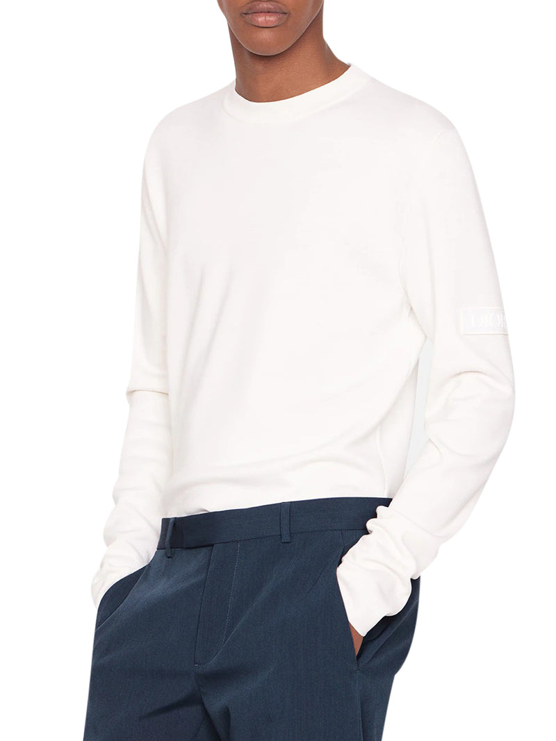 Sweater with Dior scratch patch