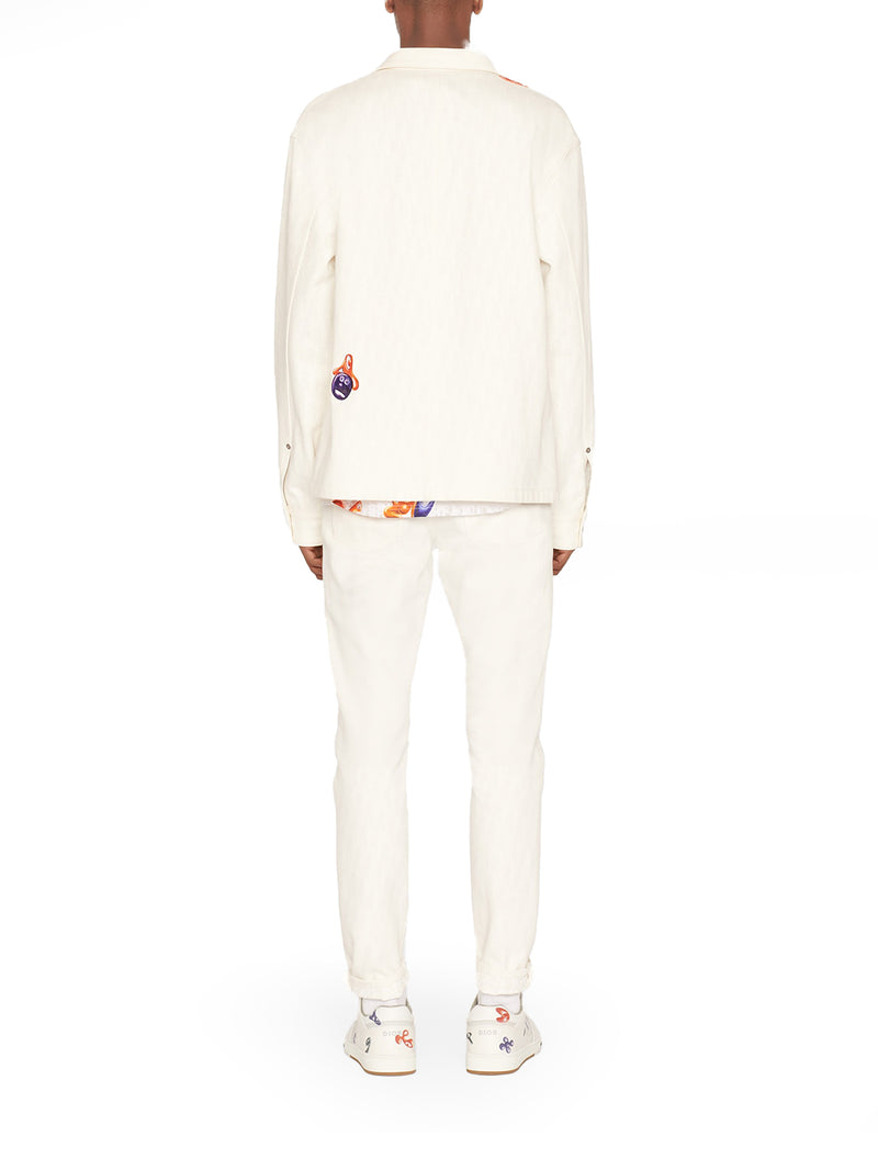 Dior and Kenny Scharf slim-fit jeans