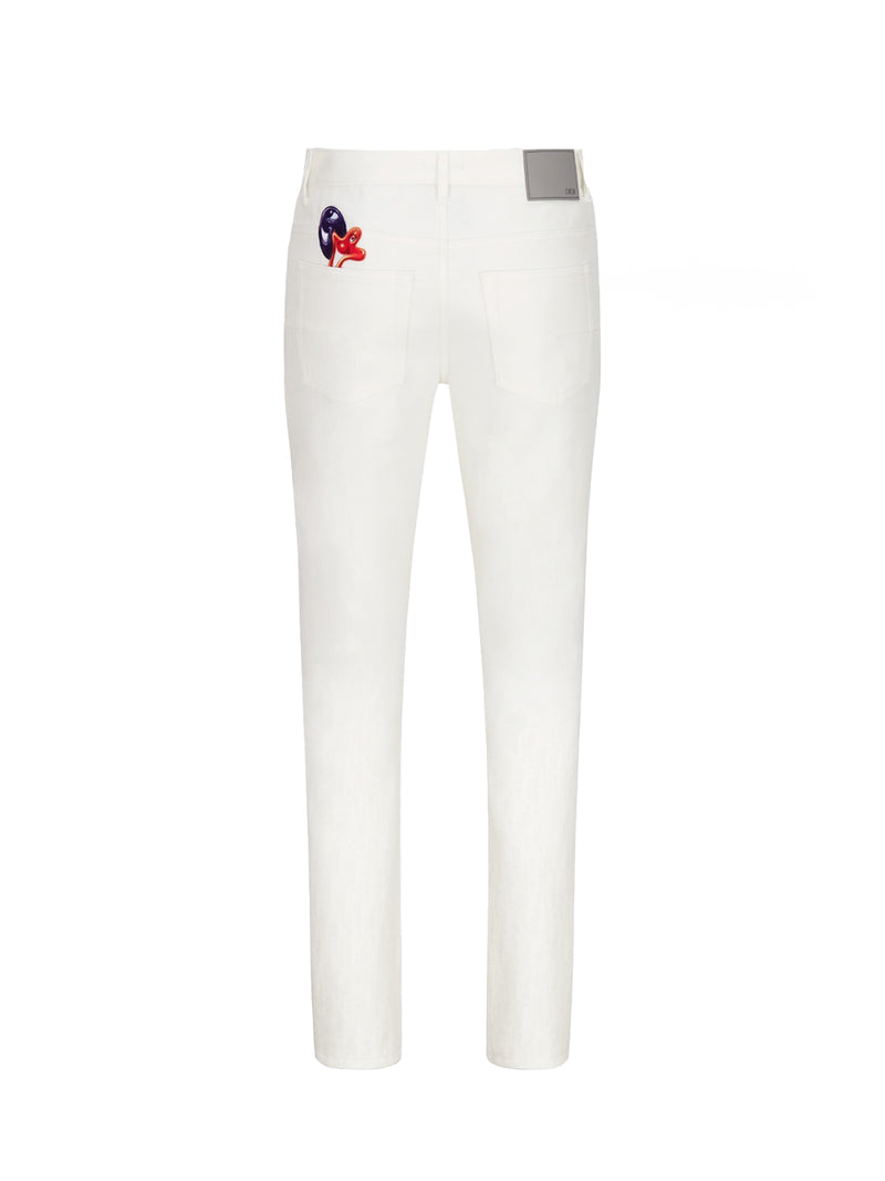 Dior and Kenny Scharf slim-fit jeans