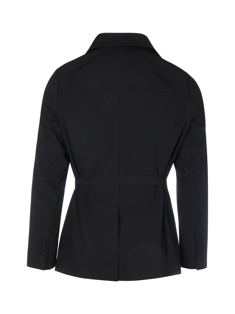 JACKET WITH BELT AND 