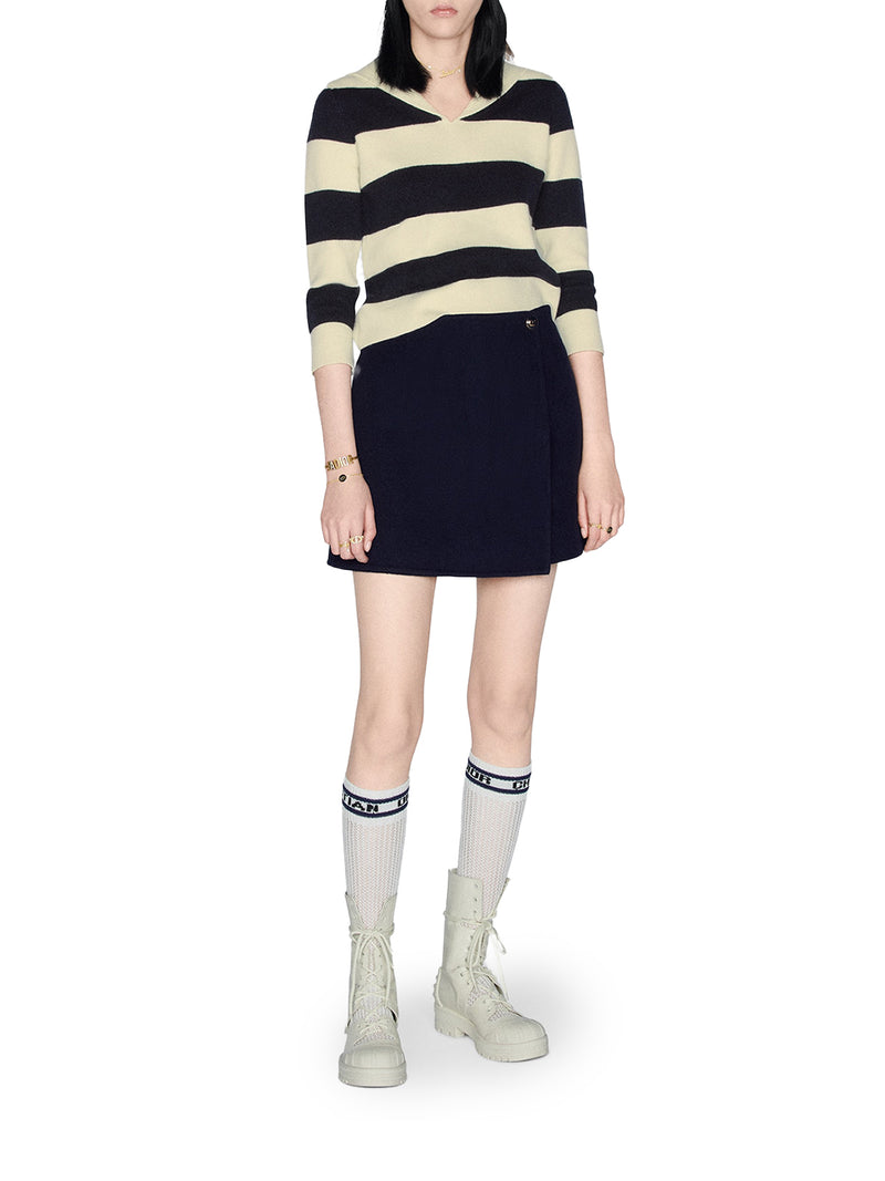 SKORT WITH `CD` BUTTON