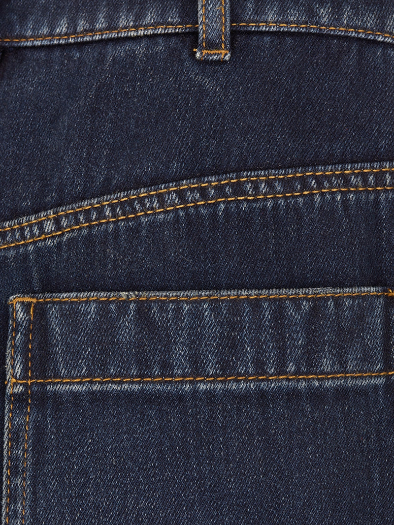 HAUTE COUTURE FLARED JEANS IN DENIM