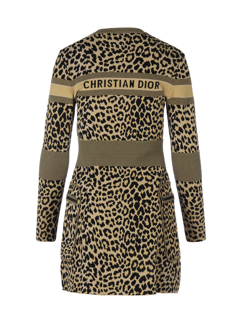 Christian Dior leopard dress
