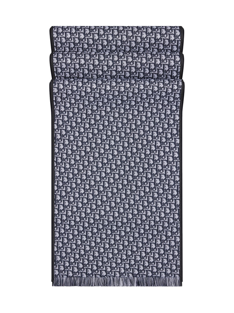 DIOR OBLIQUE UNIVERSITY REVERSIBLE SCARF