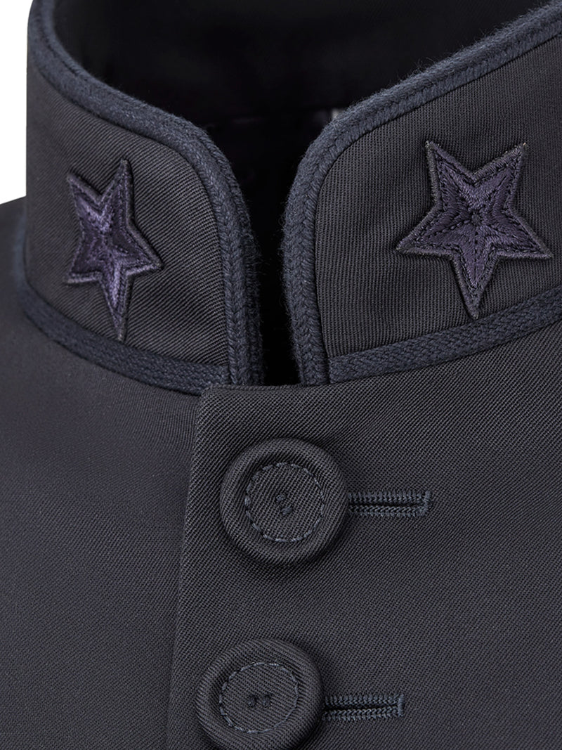 JACKET WITH KOREAN COLLAR
