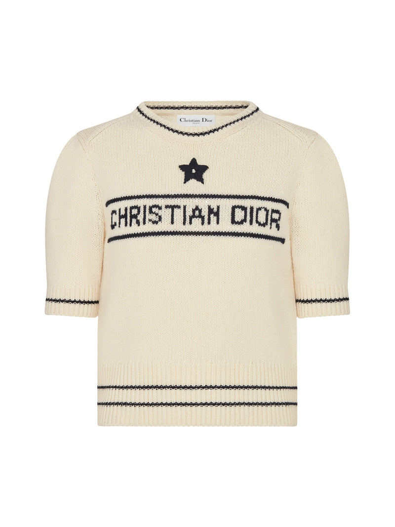 "CHRISTIAN DIOR" SHORT SLEEVE SWEATER