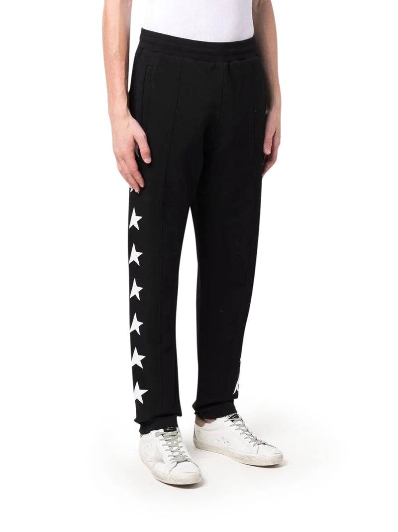 star-print track pants