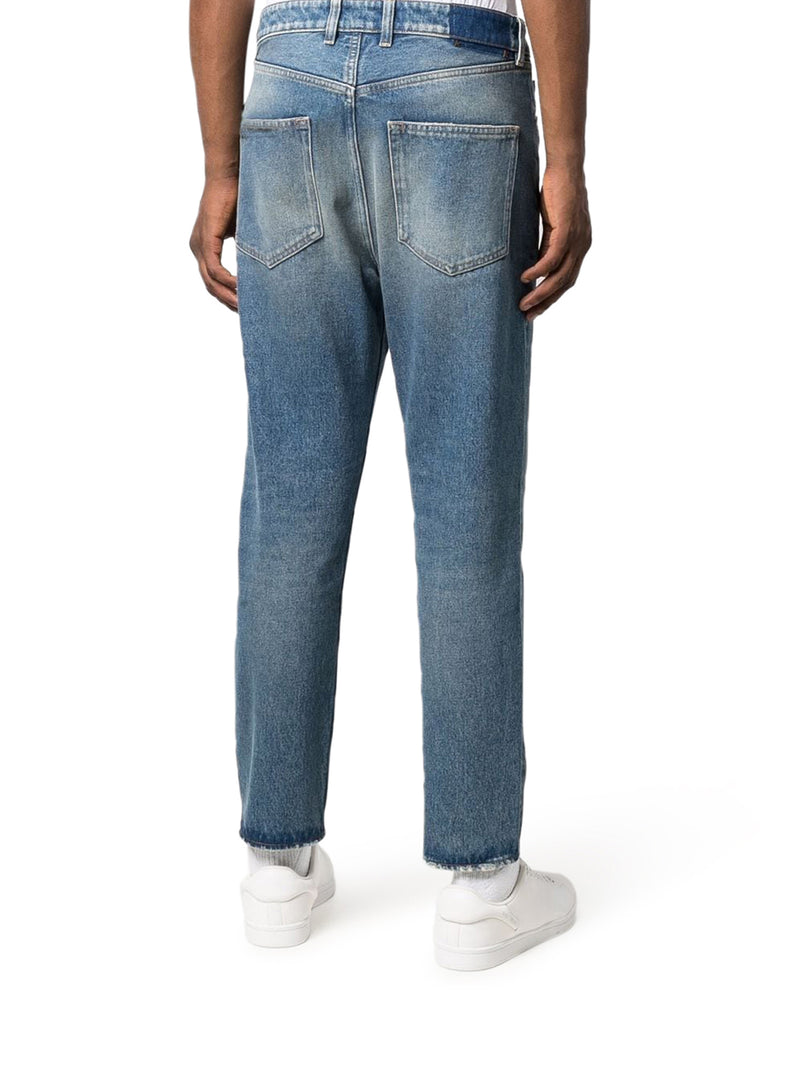 Straight low-rise jeans