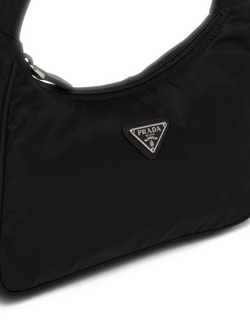 Prada Re-edition 2000 Re-nylon Shoulder Bag In Black