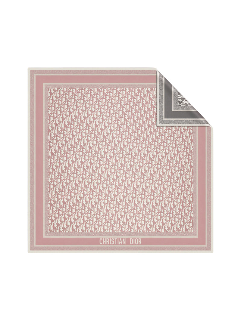 DIORTWIN DIOR OBLIQUE SQUARE FOULARD