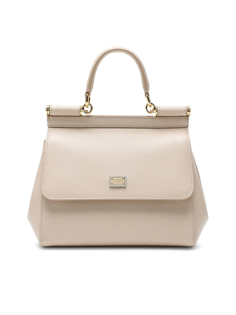 Totes bags Dolce & Gabbana - Sicily handbag in light mud color -  BB6003A100180045