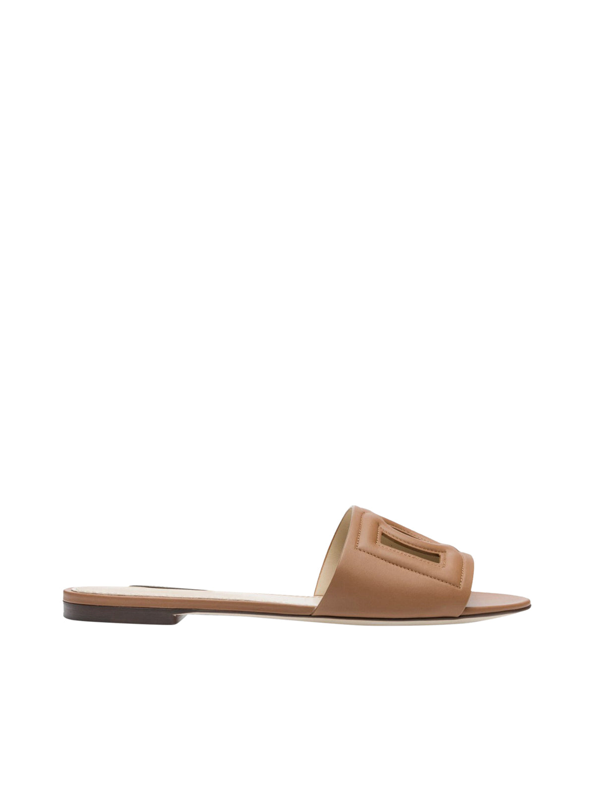 cut out-detail leather sandals