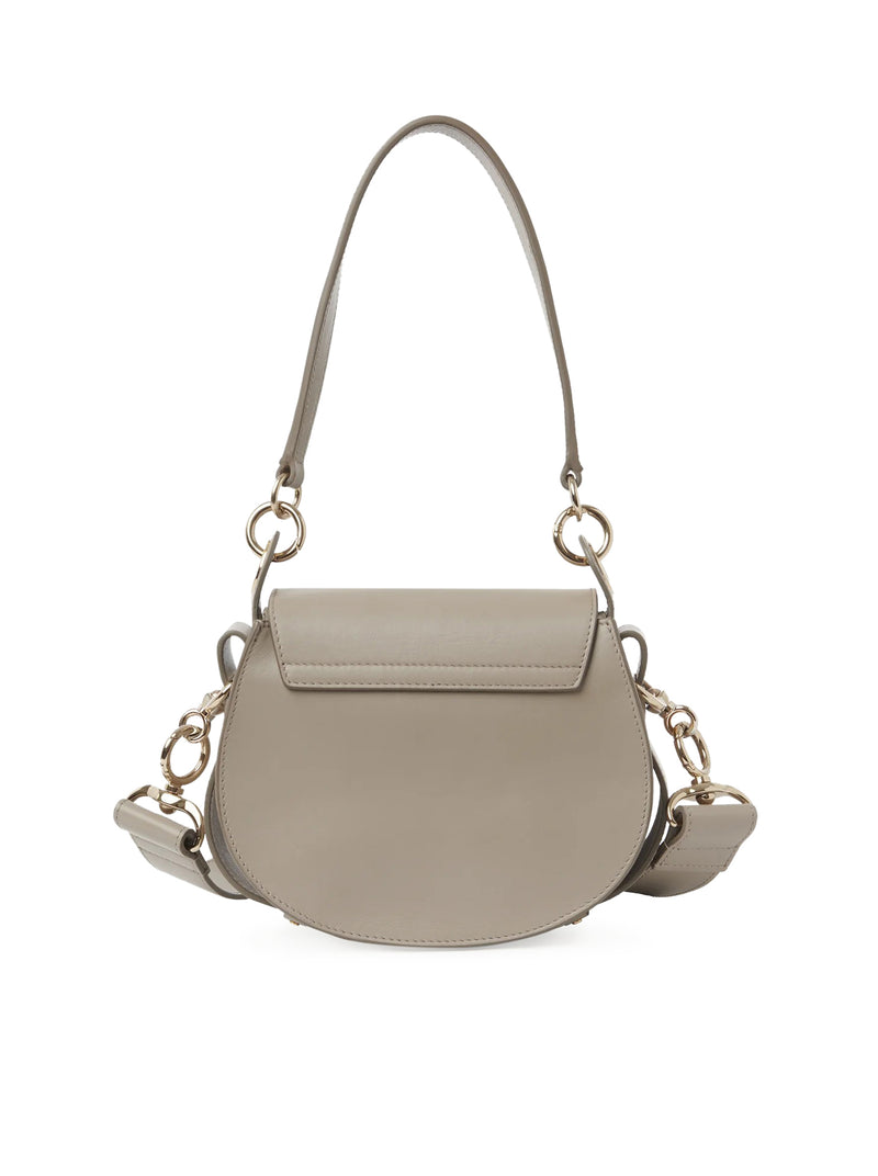 Chloé Mini Tess Leather Day Bag - Motty Grey | Editorialist