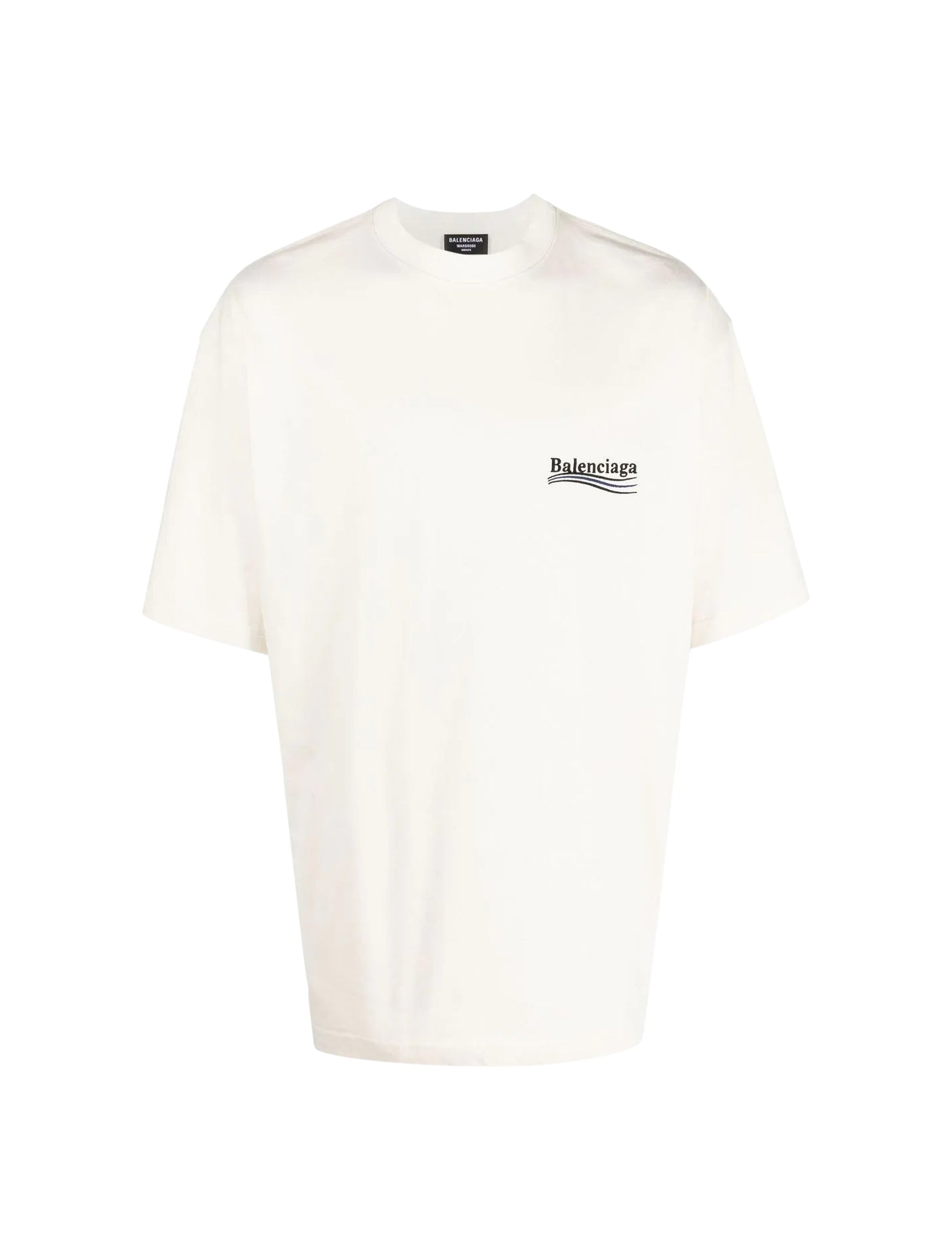 POLITICAL CAMPAIGN LARGE FIT MEN`S T-SHIRT IN WHITE