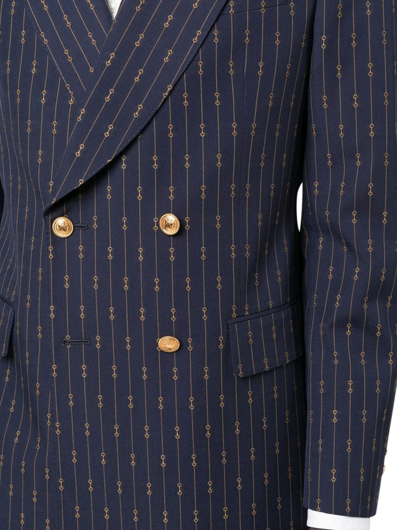 Double-breasted blazer for men