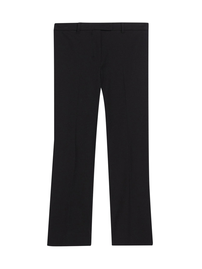 Stretch cotton blend trousers