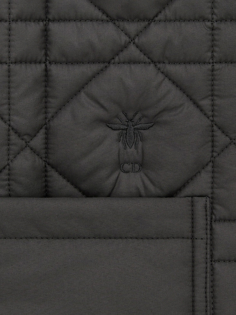 CABAN WITH MACROCANNAGE BELT
