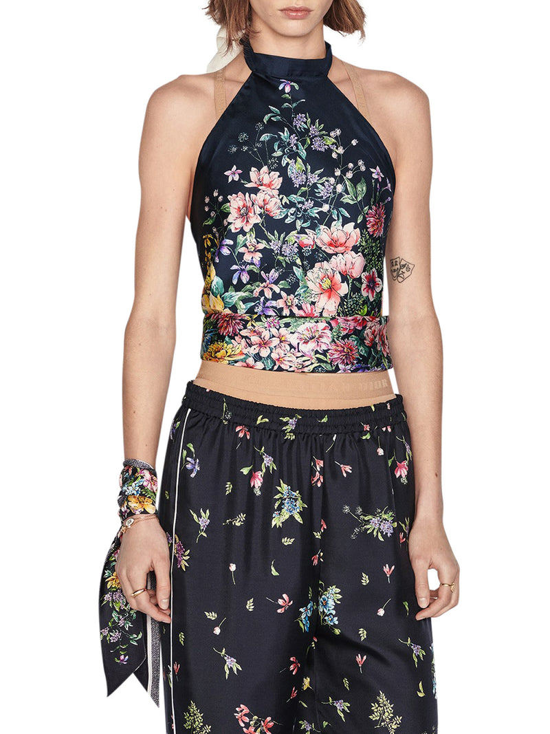TOP DIOR SILK D-FLORAL