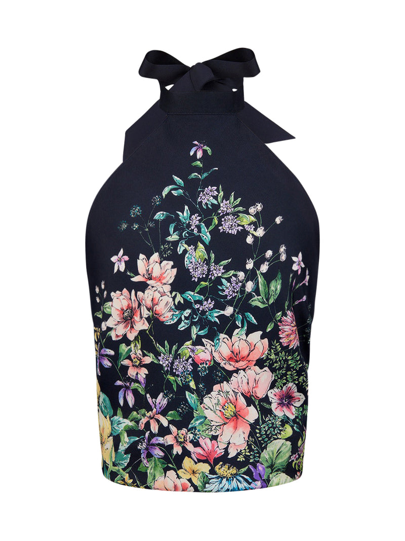 TOP DIOR SILK D-FLORAL