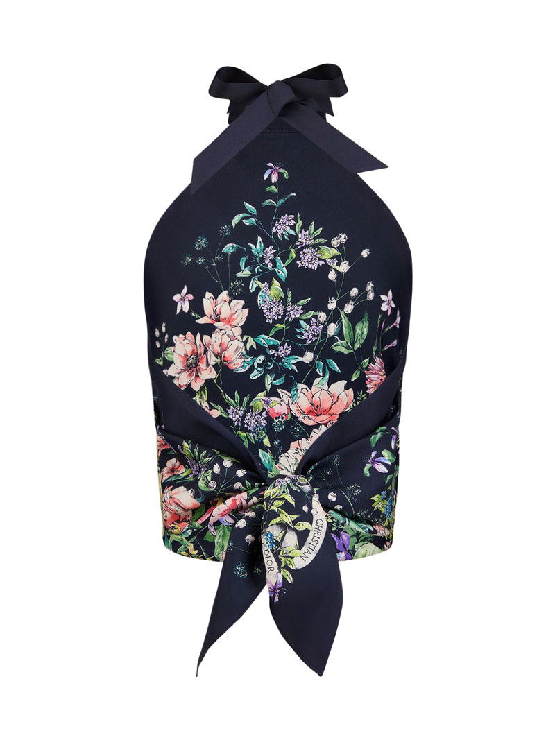 TOP DIOR SILK D-FLORAL
