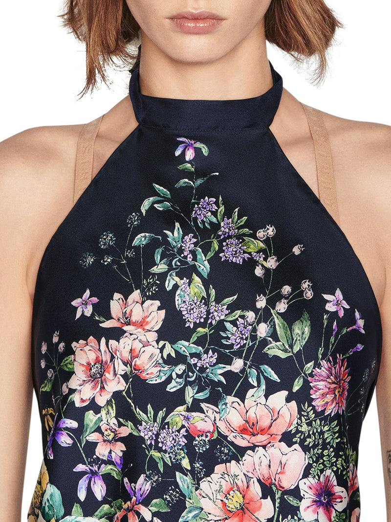 TOP DIOR SILK D-FLORAL