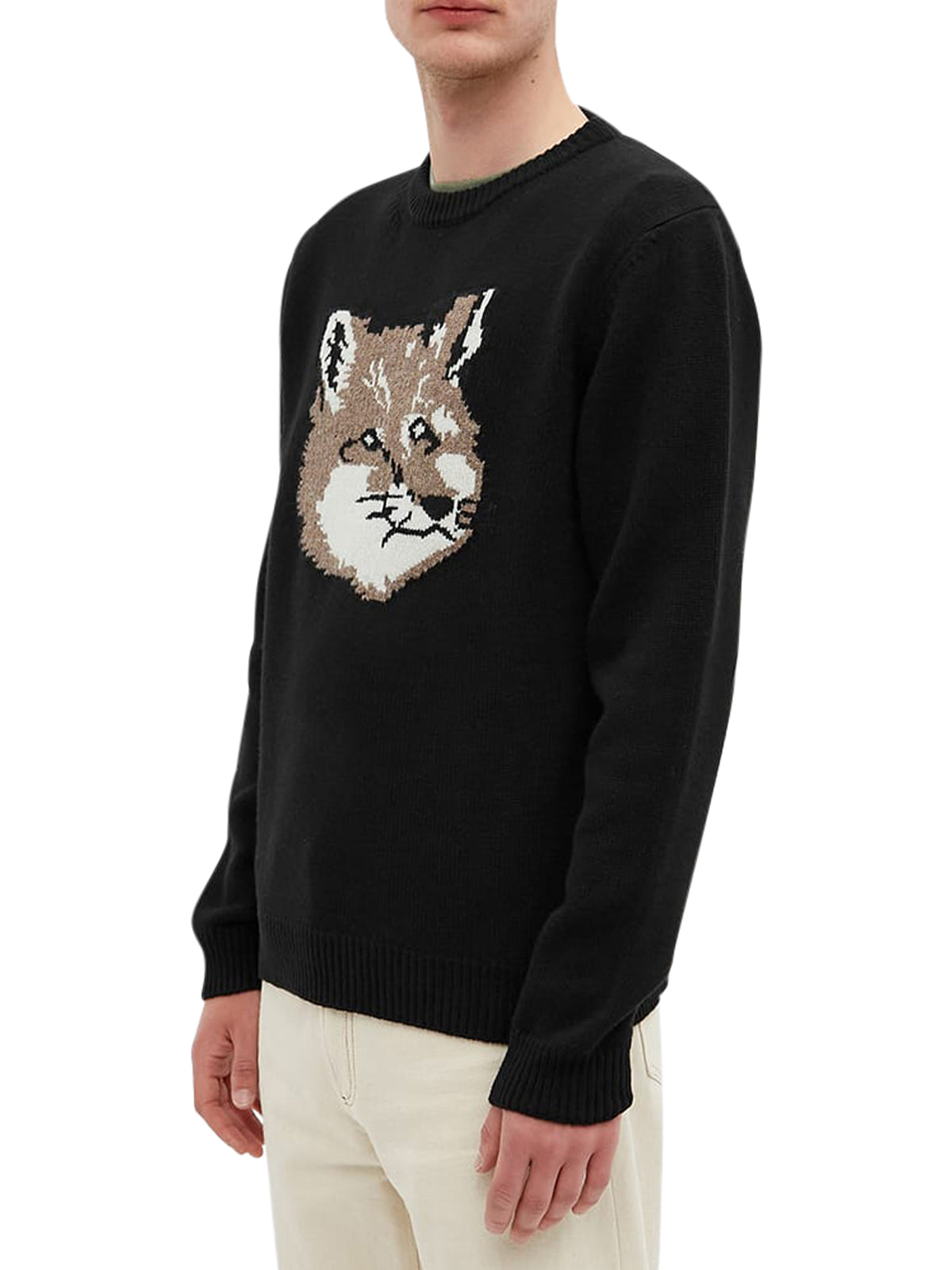 MAISON KITSUNÉ BIG FOX HEAD PULLOVER – Suit Negozi Row