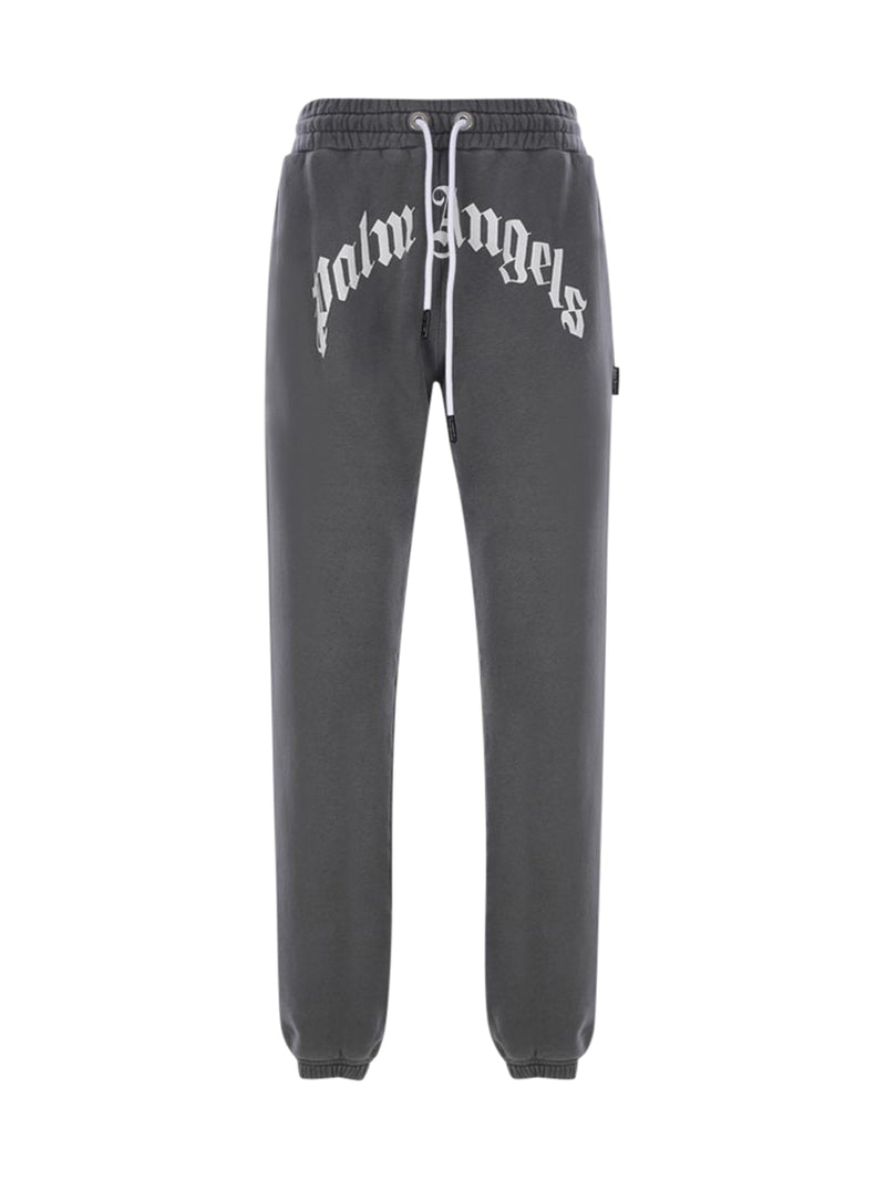 CURVED LOGO JOGGING PANTS IN COTTON