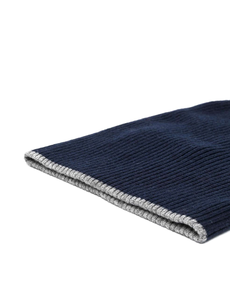 BRUNELLO CUCINELLI Ribbed cashmere blanket
