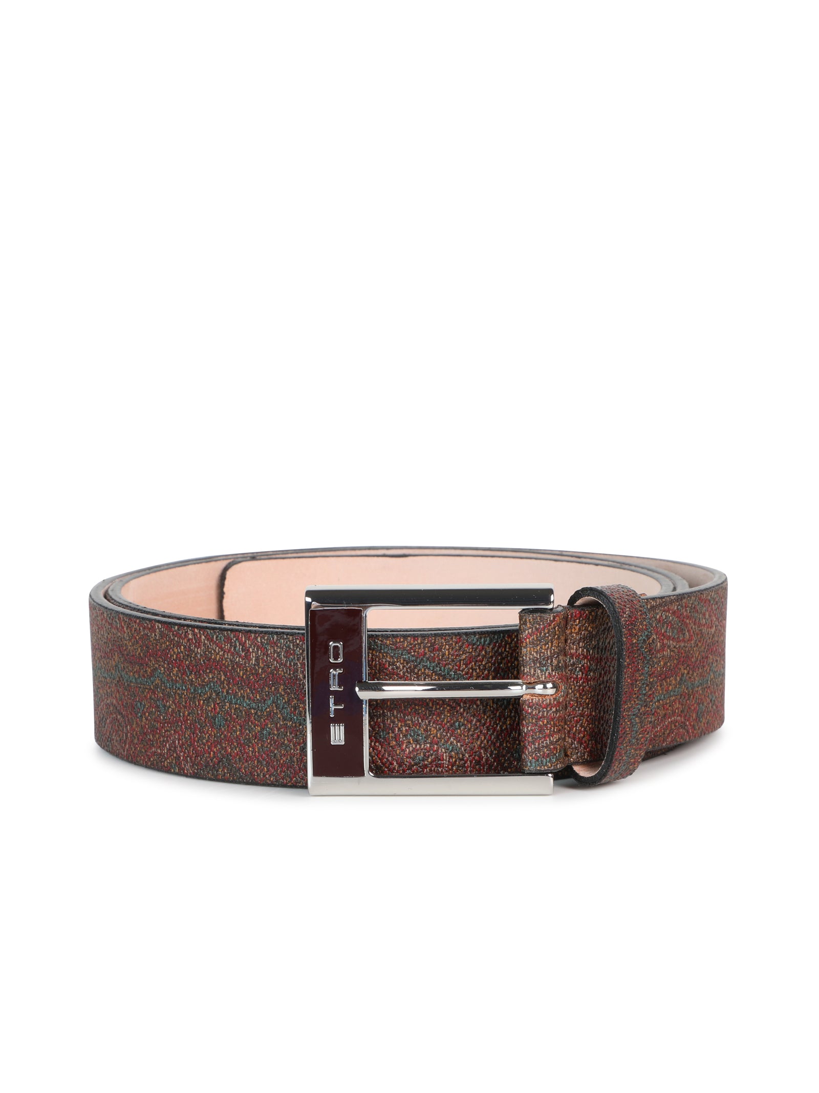 Paisley fabric belt