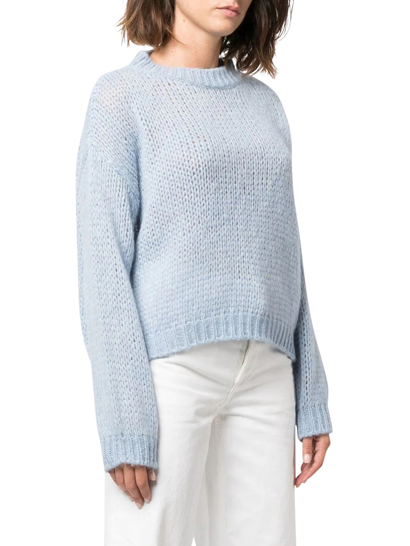 alpaca-blend knitted jumper