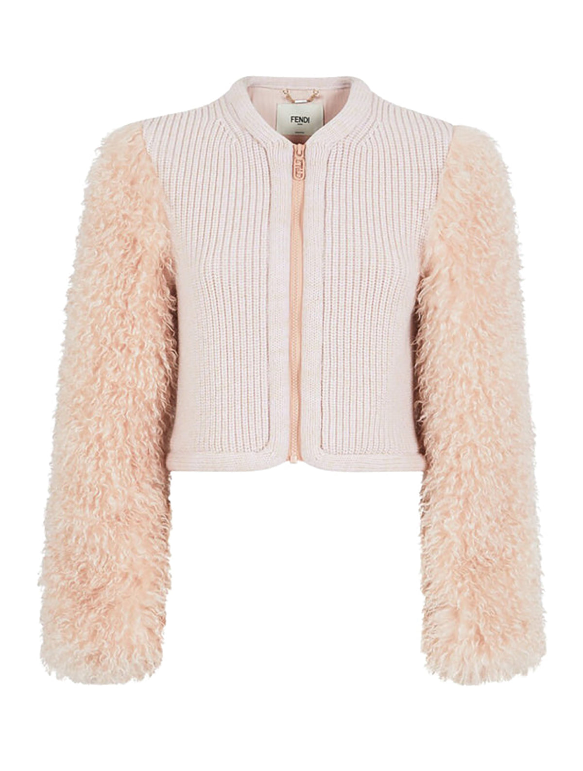 Light pink mohair jacket