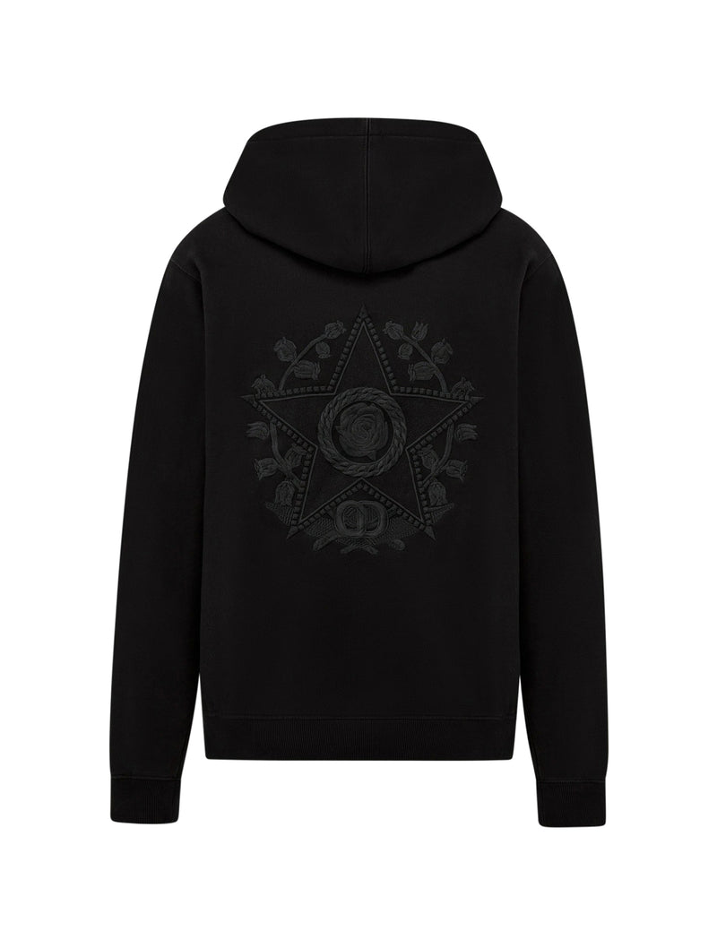 HOODED SWEATSHIRT, COMFORTABLE FIT AND CD ÉTOILE EMBROIDERY