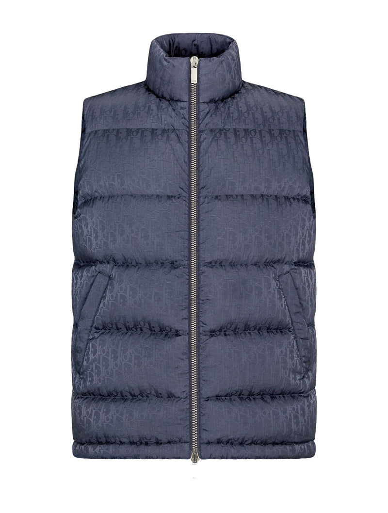 DIOR OBLIQUE SLEEVELESS DOWN JACKET