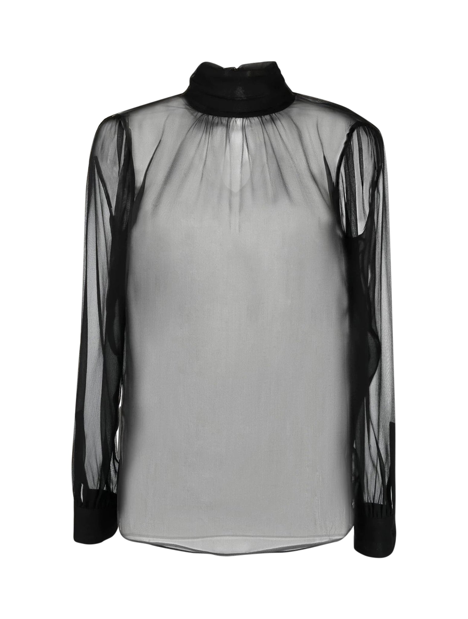 Semi-transparent blouse