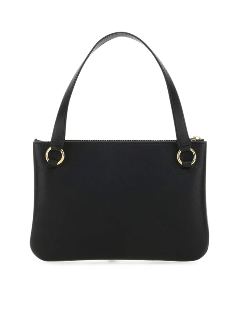 Handbag in black nappa
