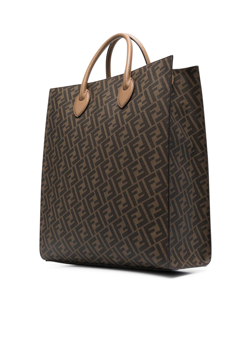 Tote bag with monogram print