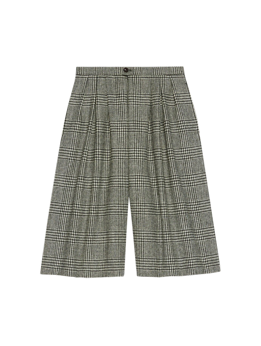 Pleated shorts and Prince of Wales check – Suit Negozi Row