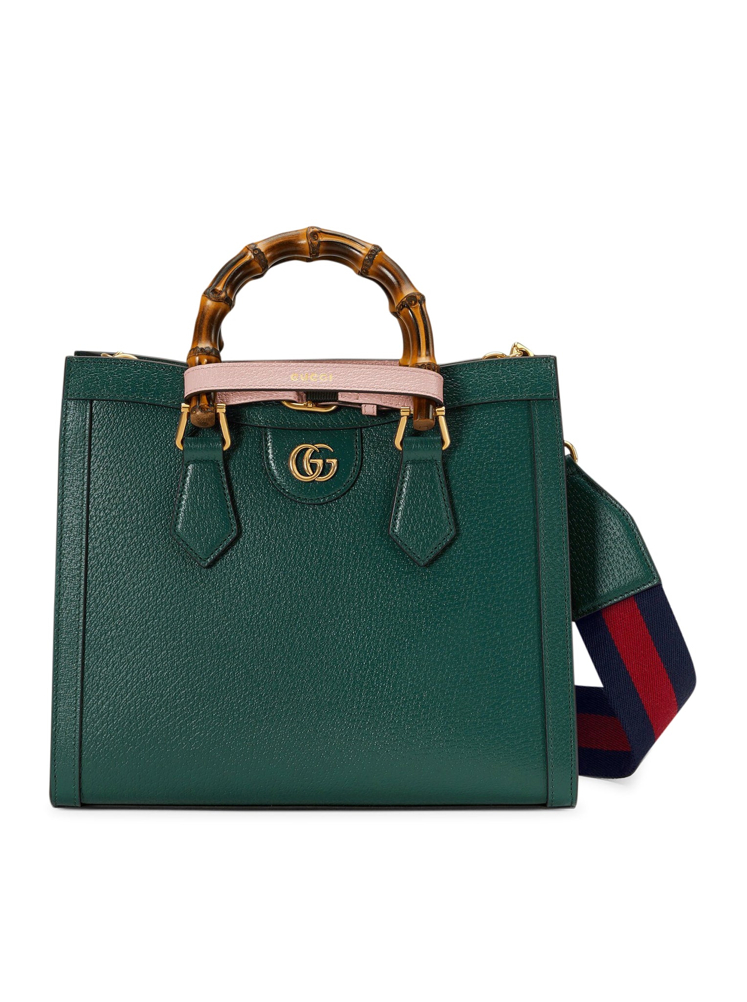 Gucci Diana small tote bag in emerald leather