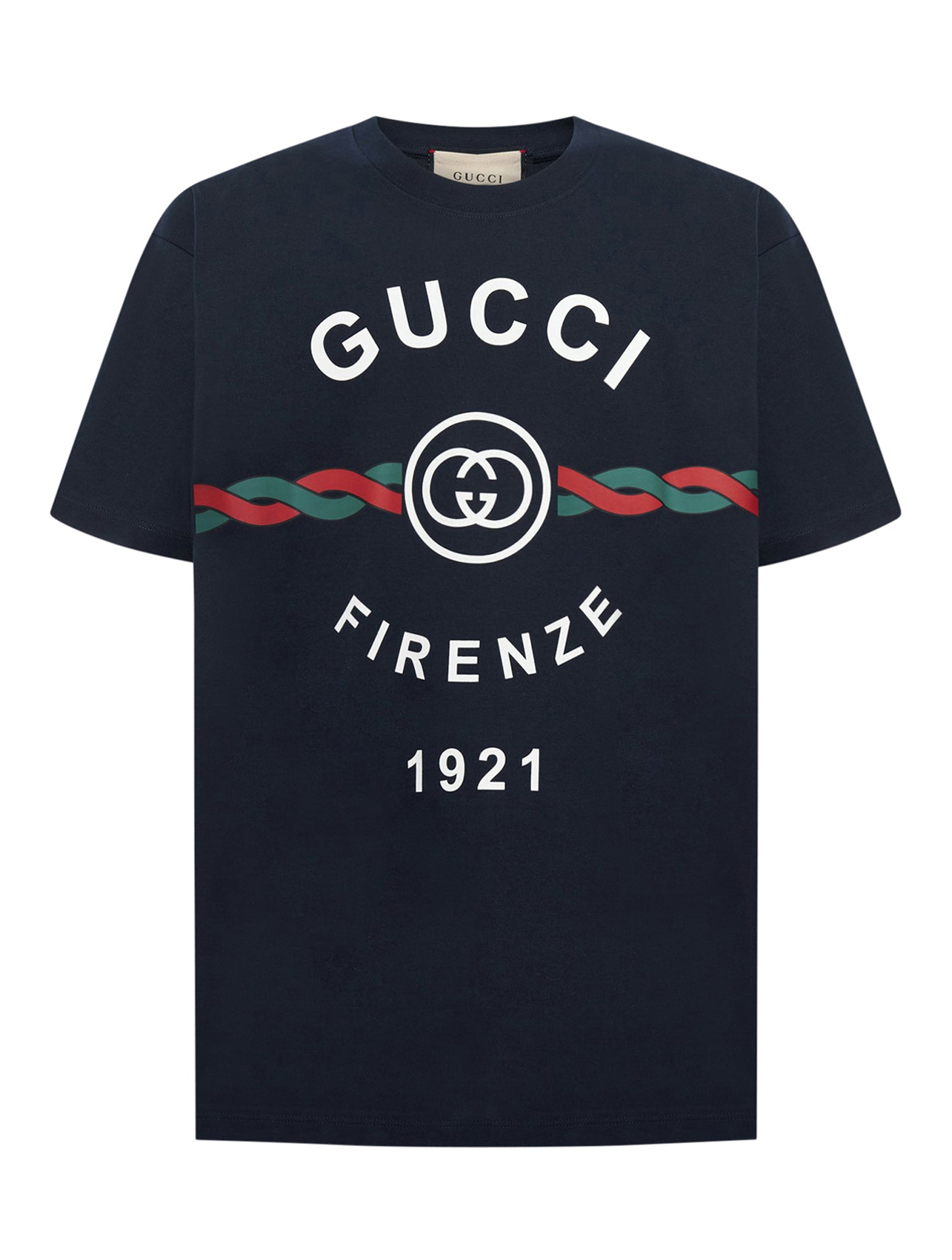 "Gucci Firenze 1921" cotton jersey T-shirt