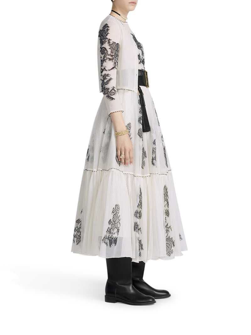 FLARED MIDI SKIRT
