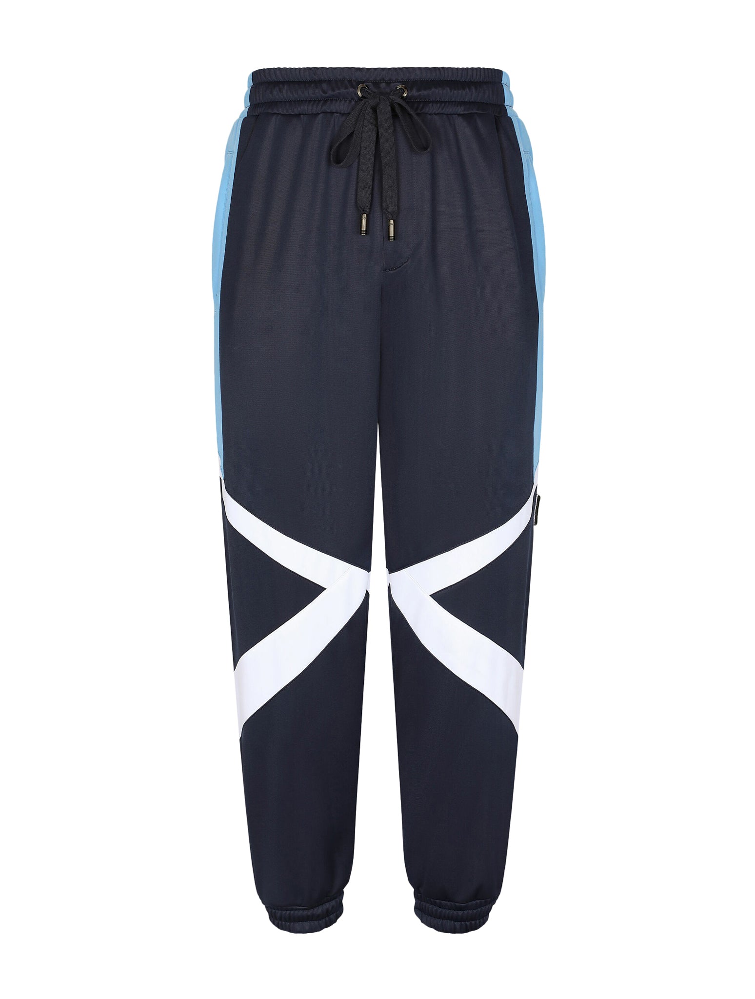 Jersey jogging trousers with DG embroidery patch